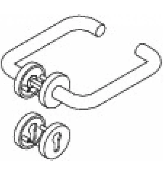 HEWI Rosettengrt.111XAH01.230 VA BB-Buntbart 2 HEWI Rosettengrt.111XAH01.230 VA BB-Buntbart - Image 2