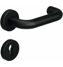 HEWI Halbgarnitur 111PBR22.230 PA 90 Ma 4-KT.8mm 38,1-43,0mm Schutzrosette