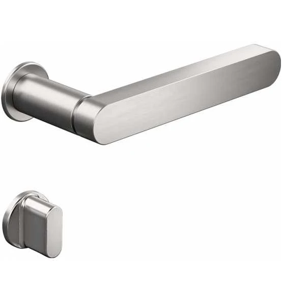 HEWI Rosettengrt.270XAM02.130 VA (1.4301) L-Form FBM-Notöffnungsart M.Münze 1 HEWI Rosettengrt.270XAM02.130 VA (1.4301) L-Form FBM-Notöffnungsart M.Münze