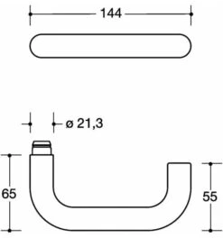 HEWI Halbgarnitur 111XAH22.130 VA XA 4-KT.8mm Schutzrosette 7 HEWI Halbgarnitur 111XAH22.130 VA XA 4-KT.8mm Schutzrosette -Burgs Tienda tuerstaerke 38 43 1534688 czm 1