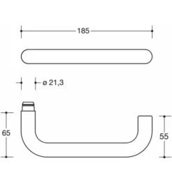 HEWI Rosettengrt.111XAH01.230 VA PZ-PZ -Burgs Tienda tuerstaerke 38 43 1537456 czm 1