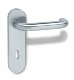 HEWI Kurzschildgarnitur 111XAH01.110 VA PZ Drückergrt.