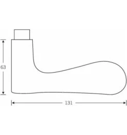 FSB ZT-Drückergarnitur WC Alu F1 VK8, 0 12 1144 -Burgs Tienda tuerstaerke 39 58 371827 czm 1