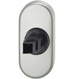 FSB ZT-Drückerrosette ASL, 0 17 1758,oval,F69 Matt