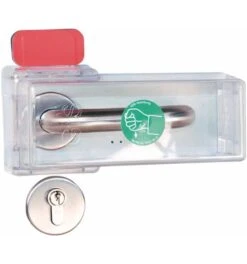 GFS Typ K Sicherung V.Türdrückern Macrolon-Kunststoff Transp.