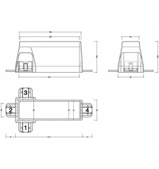 GFS Typ K Sicherung V.Türdrückern Macrolon-Kunststoff Transp. 2 GFS Typ K Sicherung V.Türdrückern Macrolon-Kunststoff Transp. - Image 2