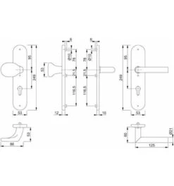 Hoppe SiWeGrtE86G/3331/3310/1400SST ES1 F69PZ 8/72 42-47 -Burgs Tienda weitere garnituren 117130 czm