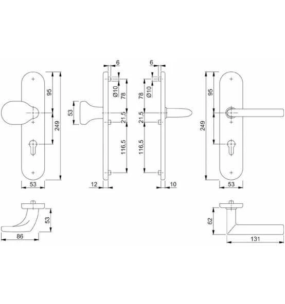 Hoppe SiWeGrtE86G/3331/3310/114SST ES1 F69 8 PZ-72 42-47 2 Hoppe SiWeGrtE86G/3331/3310/114SST ES1 F69 8 PZ-72 42-47 – Bild 2