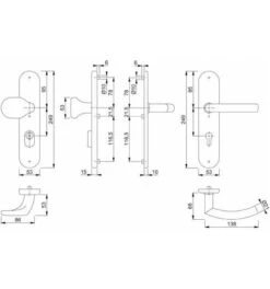 Hoppe SiWeGrtE86G/3331/3310/1430ZSSTES1 F69 8PZ-72 42-47 -Burgs Tienda weitere garnituren 117147 czm