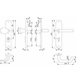 Hoppe SiWeGrt86G/3332ZA/3310/13SST ES1 F1 8 PZ-72 42-47 -Burgs Tienda weitere garnituren 117149 czm