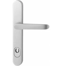 Dieckmann Aluminium-Rahmen-Drückergarnitur, Kronos,8mm,92,ZA,F01 2005/R9/045, F01