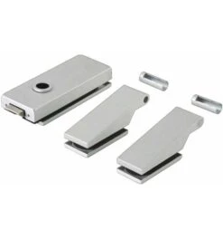 Dormakaba Glastürbeschlag STUDIO Classic LM Silber Elox.UV Drückerf.vorn DIN L/R