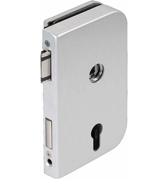 Dormakaba Glastürschloss OFFICE Junior LM Silber Elox.PZ DIN Re. 1 Dormakaba Glastürschloss OFFICE Junior LM Silber Elox.PZ DIN Re.
