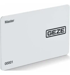 Zutrittskontrollsystem GCER 300 Systemkarte Master Weiß Systemkarte Master RFID